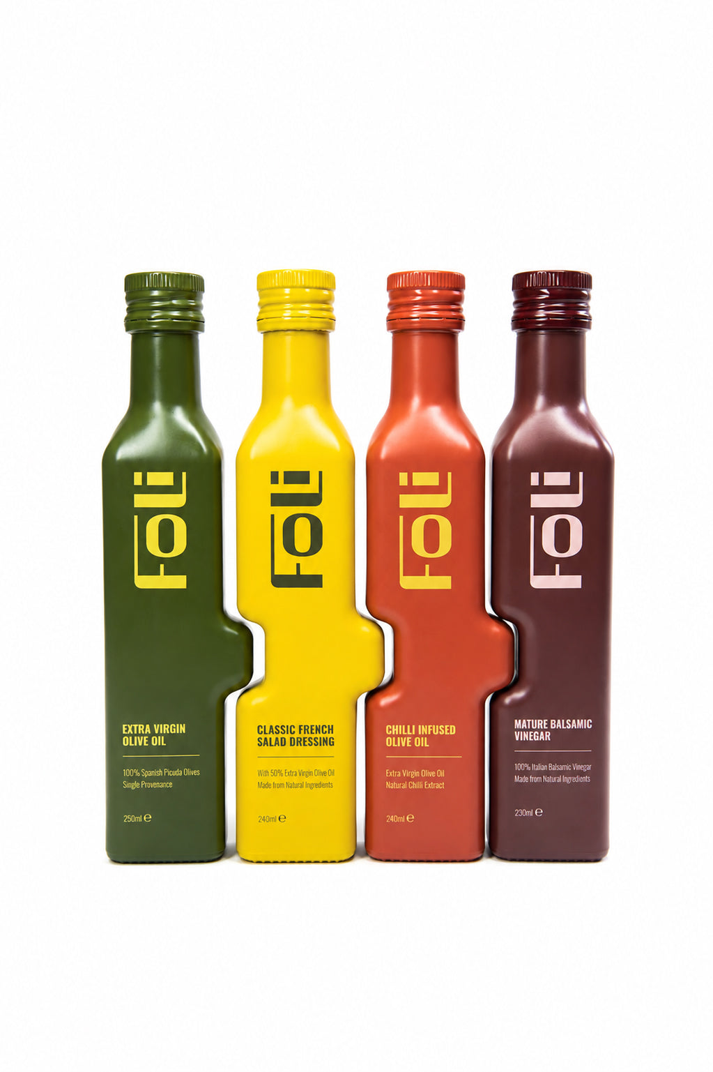 FOLI Premium Signature Quartet Interlocking Glass Bottles